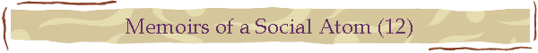 Memoirs of a Social Atom (12)
