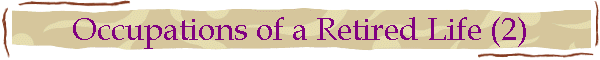 Occupations of a Retired Life (2)