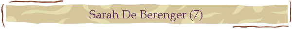 Sarah De Berenger (7)