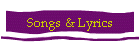 Songs & Lyrics